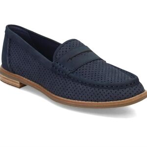 NIB Sperry Marine Blue (navy) Seaport Penny Loafers- Leather 7.5